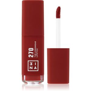3INA The Longwear Lipstick dlouhotrvající tekutá rtěnka odstín 270 - Rich wine red 6 ml