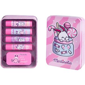 Martinelia Yummy Lip Care Tin Box dárková sada 3y+(pro děti)