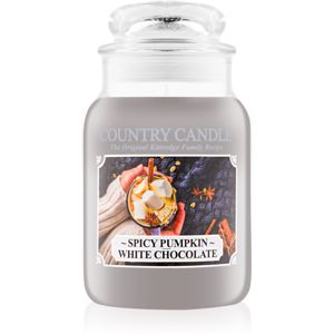 Country Candle Spicy Pumpkin White Chocolate vonná svíčka 652 g