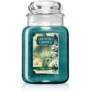 Country Candle Tinsel Thyme vonná svíčka 680 g