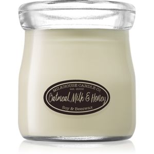 Milkhouse Candle Co. Creamery Oatmeal, Milk & Honey vonná svíčka Cream Jar 142 g
