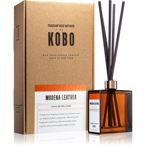 KOBO Woodblock Modena Leather aroma difuzér s náplní 226 ml