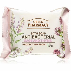Green Pharmacy Sage & Thyme přírodní tuhé mýdlo s antibakteriální přísadou 100 g