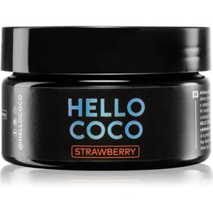 Hello Coco Strawberry aktivní uhlí na bělení zubů příchuť Strawberry