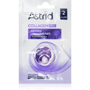 Astrid Collagen PRO zpevňující pleťová maska s omlazujícím účinkem 2x8 ml