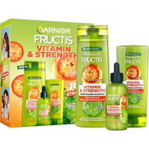 Garnier Fructis Vitamin & Strength dárková sada (pro slabé vlasy s tendencí vypadávat)