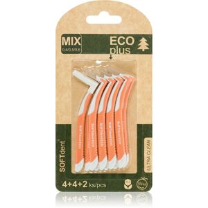 SOFTdent ECO Interdental brushes mezizubní kartáčky Mix - 0,4/0,5/0,6 mmm 10 ks
