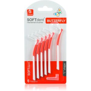 SOFTdent Butterfly S mezizubní kartáček 0,5 mm 6 ks
