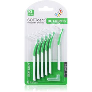 SOFTdent Butterfly XL mezizubní kartáček 0,8 mm 6 ks