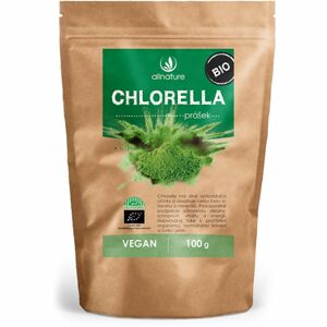 Allnature Chlorella prášek BIO přírodní antioxidant 100 g