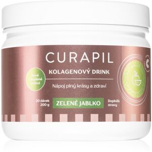 Curapil Kolagenový drink Zelené Jablko kolagen pro krásné vlasy, pleť a nehty 200 g