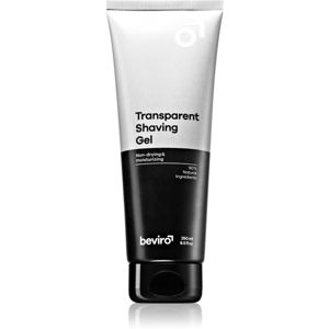 Beviro Transparent Shaving Gel gel na holení pro muže 250 ml