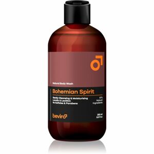 Beviro Natural Body Wash Bohemian Spirit sprchový gel pro muže 250 ml