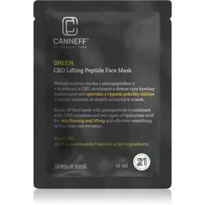 Canneff Balance CBD Day Cream liftingová a zpevňující maska s peptidy 12 ml