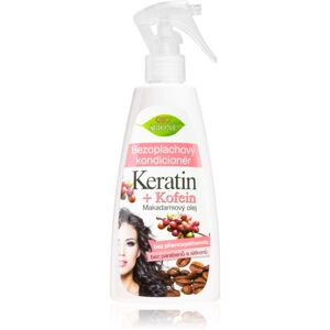 Bione Cosmetics Keratin + Kofein bezoplachový kondicionér ve spreji 260 ml