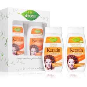 Bione Cosmetics Keratin + Panthenol dárková sada (s regeneračním účinkem)