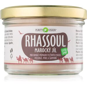 Purity Vision Rhassoul Marocký jíl pro přípravu pleťových masek, peelingů, mýdel a šamponů 200 g