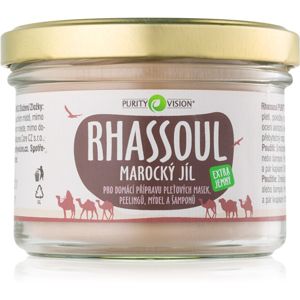 Purity Vision Rhassoul marocký jíl pro přípravu pleťových masek, peelingů, mýdel a šamponů 200 g