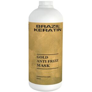 Brazil Keratin Gold Anti Frizz Mask keratinová regenerační maska pro poškozené vlasy 550 ml