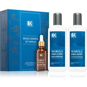 Brazil Keratin Marula Organic Set sada (pro poškozené a křehké vlasy)