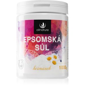 Allnature Epsomská sůl Chamomile sůl do koupele 1000 g