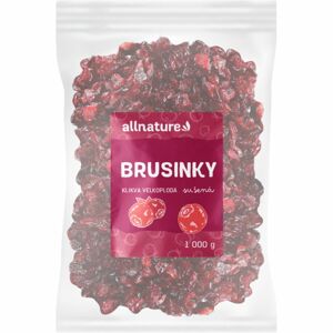 Allnature Brusinka sušená sušené ovoce nesířené 1000 g