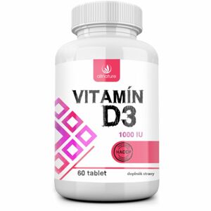 Allnature Vitamín D3 tablety doplněk stravy pro podporu imunitního systému 60 ks