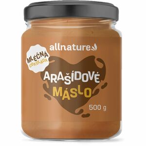 Allnature Arašídové máslo s mléčnou čokoládou ořechová pomazánka 500 g