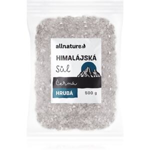 Allnature Himalájská sůl černá hrubá kuchyňská sůl 500 g