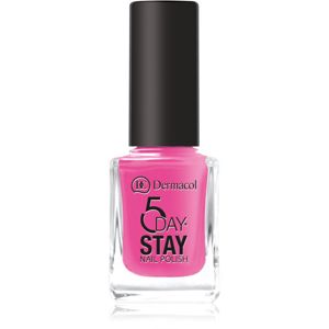Dermacol 5 Day Stay dlouhotrvající lak na nehty odstín 35 Pink Ride 11 ml