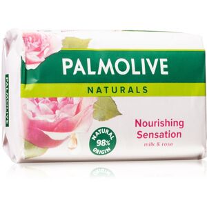 Palmolive Naturals Milk & Rose tuhé mýdlo s vůní růží 90 g