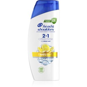 Head & Shoulders Citrus Fresh 2v1 šampon proti lupům pro mastné vlasy 625 ml
