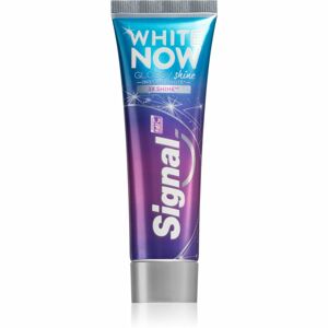 Signal White Now Glossy Shine bělicí zubní pasta pro svěží dech 75 ml