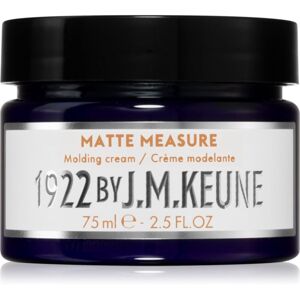 Keune 1922 Matte Measure tvarující krém na krátké až středně dlouhé vlasy 75 ml