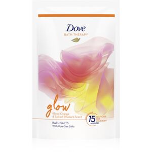 Dove Bath Therapy Glow sůl do koupele Blood Orange & Spiced Rhubarb 400 g