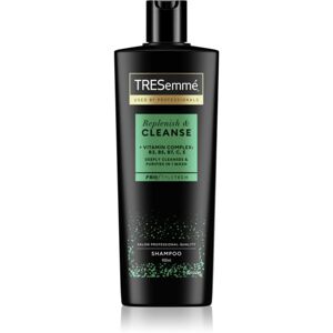 TRESemmé Replenish & Cleanse šampon pro mastné vlasy s vitamíny Pro Style Technologie™ 400 ml