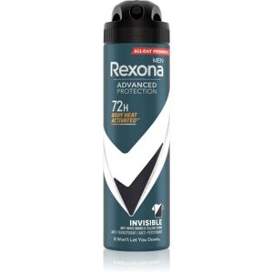Rexona Men Advanced Protection antiperspirant proti bílým a žlutým skvrnám 72h pro muže Invisible 150 ml