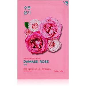 Holika Holika Pure Essence Damask Rose plátýnková maska s hydratačním a revitalizačním účinkem 20 ml
