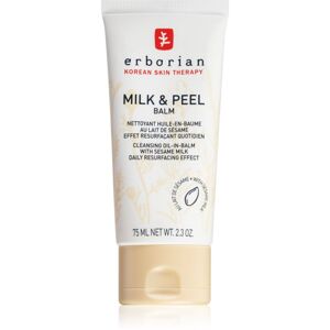 Erborian Milk & Peel odličovací a čisticí balzám pro rozjasnění a vyhlazení pleti 75 ml