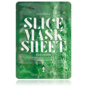 KOCOSTAR Slice Mask Sheet Cucumber zklidňující plátýnková maska s hydratačním účinkem 20 ml