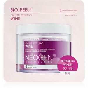 Neogen Dermalogy Bio-Peel+ Gauze Peeling Wine peelingové pleťové tamponky pro vyhlazení pleti a minimalizaci pórů 1 ks