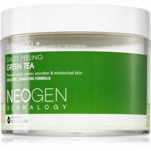 Neogen Dermalogy Bio-Peel+ Gauze Peeling Green Tea peelingové pleťové tamponky pro rozjasnění a hydrataci 30 ks