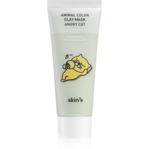 Skin79 Animal For Angry Cat jílová maska pro zklidnění a posílení citlivé pleti 70 ml