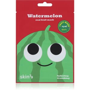 Skin79 Real Fruit Watermelon plátýnková maska se zklidňujícím účinkem 23 ml