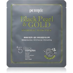 Petitfée Black Pearl & Gold intenzivní hydrogelová maska s 24karátovým zlatem 32 g