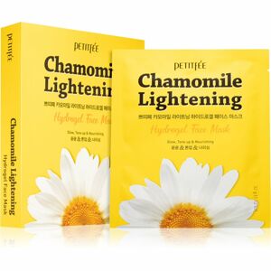 Petitfée Chamomile Lightening zesvětlující maska pro rozjasnění a hydrataci 5 ks