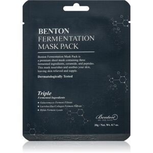 Benton Fermentation hydratační plátýnková maska s protivráskovým účinkem 10 ks