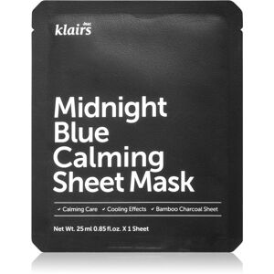 Klairs Midnight Blue Calming Sheet Mask zklidňující plátýnková maska 25 ml