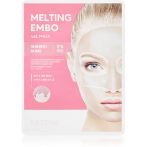 Missha Melting Embo Shining Bomb intenzivní hydrogelová maska pro rozjasnění pleti 33 g