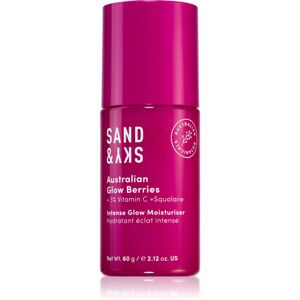 Sand & Sky Australian Glow Berries Intense Glow Moisturiser hydratační fluid pro rozjasnění pleti 60 g